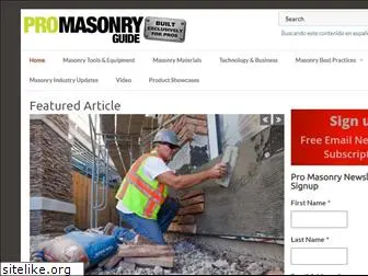 promasonryguide.com