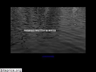 promiseswritteninwater.com