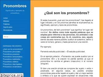 pronombres.info