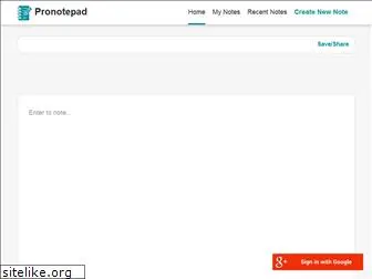 pronotepad.com