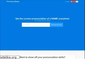 pronouncenames.com