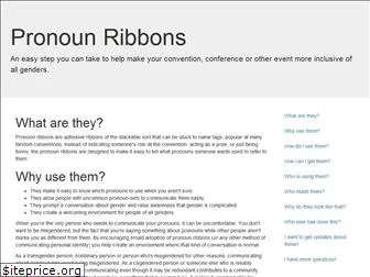 pronounribbons.org