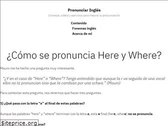 pronunciaringles.com