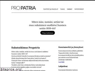 propatria.fi