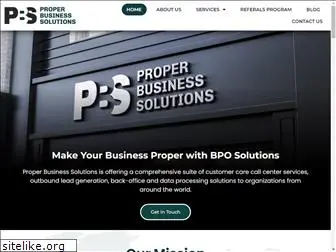 properbusinesssolutions.com