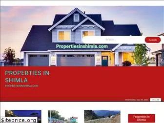 propertiesinshimla.com