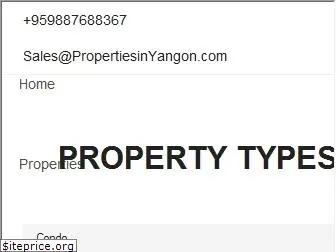 propertiesinyangon.com