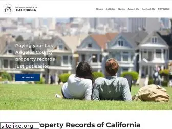 propertyrecordsofcalifornia.com