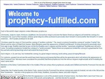prophecy-fulfilled.com