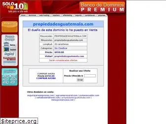 propiedadesguatemala.com