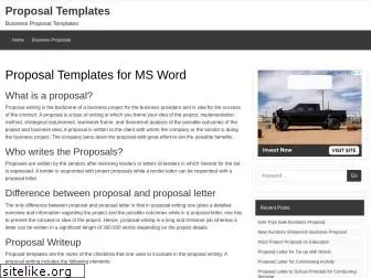proposal-templates.com