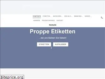 www.proppe-etiketten.de