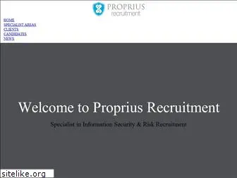 propriusrecruitment.com