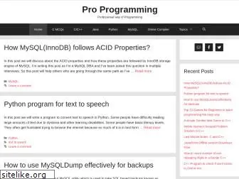 proprogramming.org