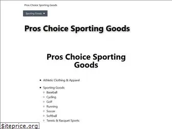 proschoicesportinggoods.com