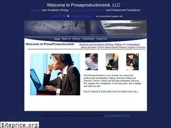 proseproductionsink.com