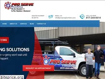 proserveplumbers.com