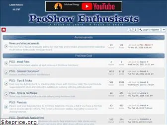 proshowenthusiasts.com