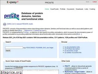 prosite.expasy.org
