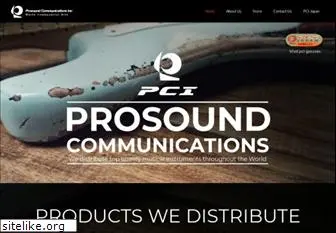 prosoundcommunications.com