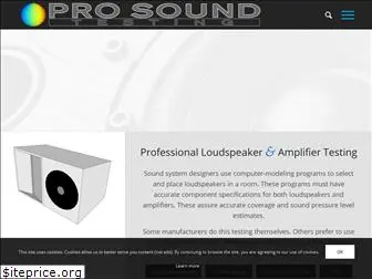 prosoundtesting.com