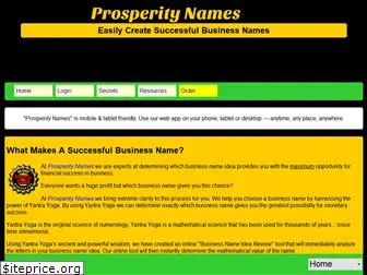 prosperitynames.com