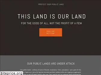 protectourpublicland.org