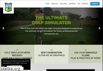 proteegolfsimulator.com