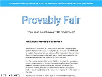 provablyfair.org