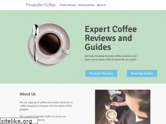 provendercoffee.com