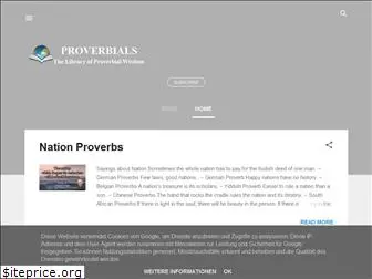 www.proverbials.blogspot.com