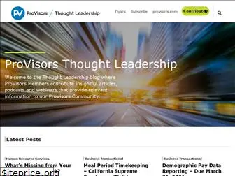 provisorsthoughtleadership.com