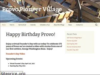provopioneervillage.org