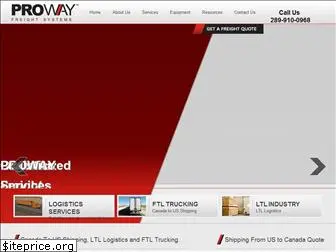 prowayfreightsystems.com