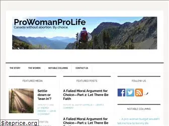 prowomanprolife.org