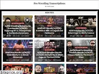 prowrestlingtranscriptions.com