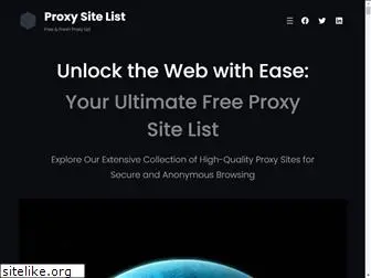 proxysitelist.net