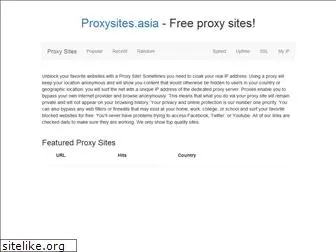 proxysites.asia