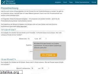 prozentrechnung.net