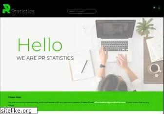 prstatistics.com