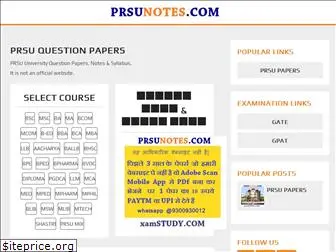 prsunotes.com