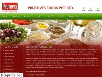 pruthvifoods.com