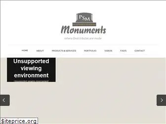 psmmonuments.com