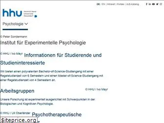 psychologie.hhu.de