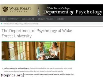 psychology.wfu.edu
