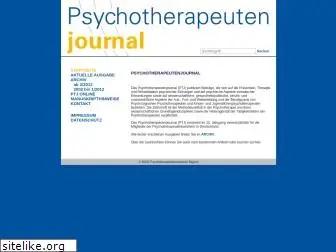 psychotherapeutenjournal.de