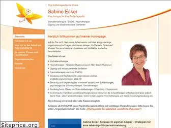 psychotherapie-sabine-ecker.de