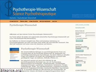 psychotherapie-wissenschaft.info