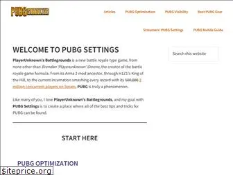 pubgsettings.com