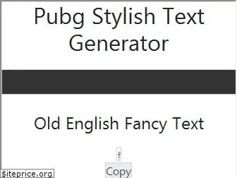 pubgstylishtextgenerator.blogspot.com